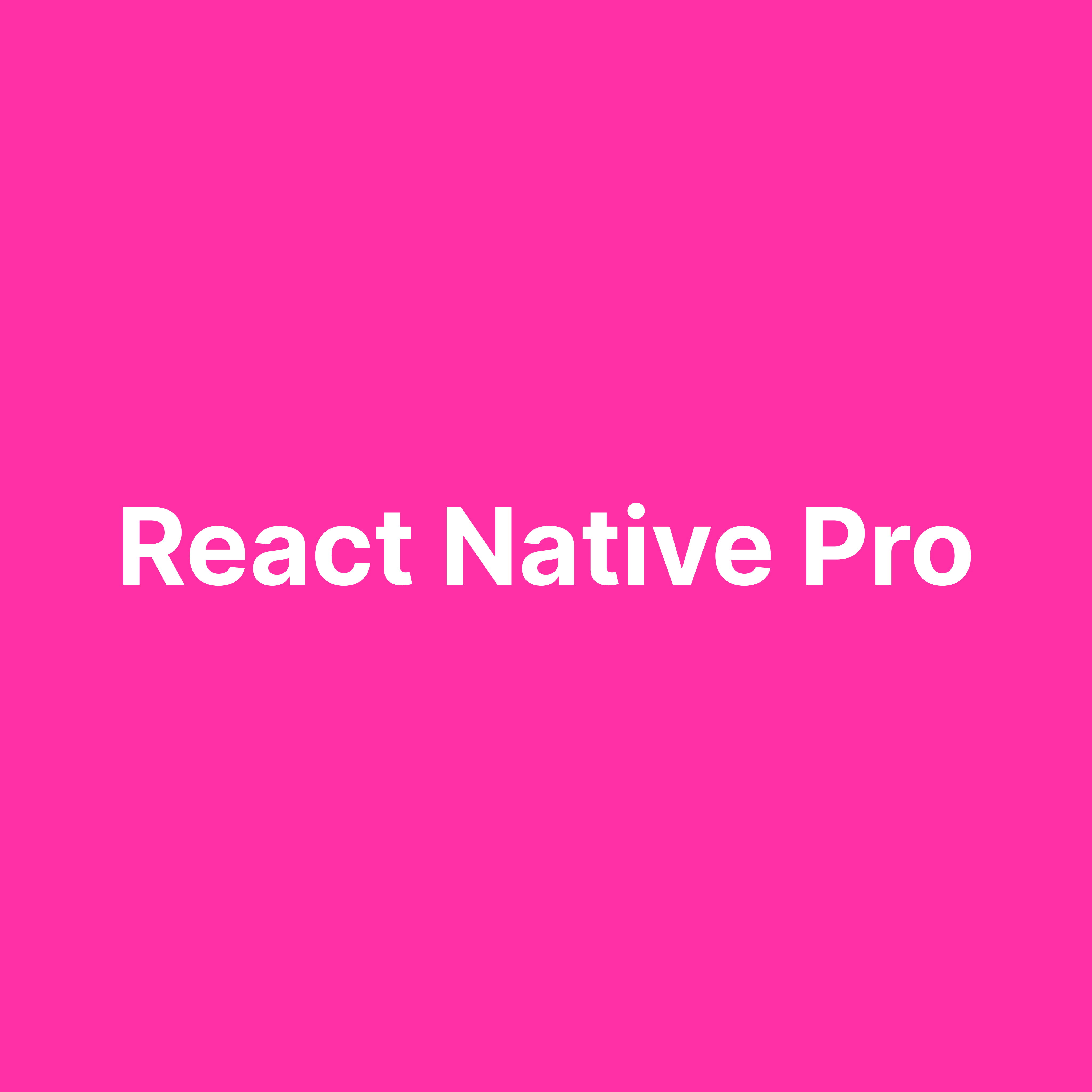 React Native Pro — Icon & Splash Generator